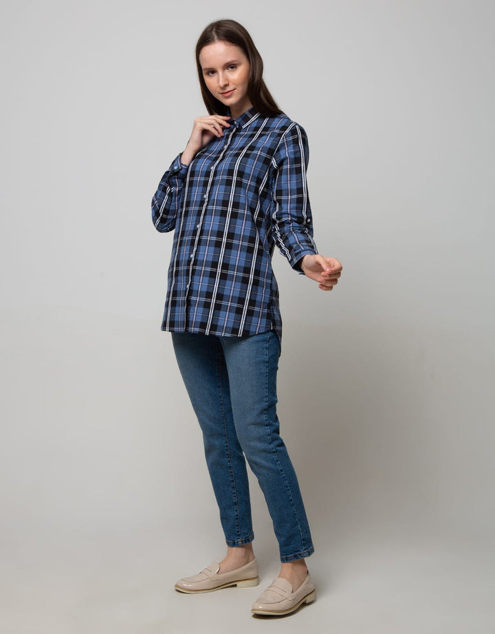 Nevada Long Sleeve Shirt Top Check