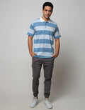 Nevada Short Sleeve Polo Shirt Stripe Yd 