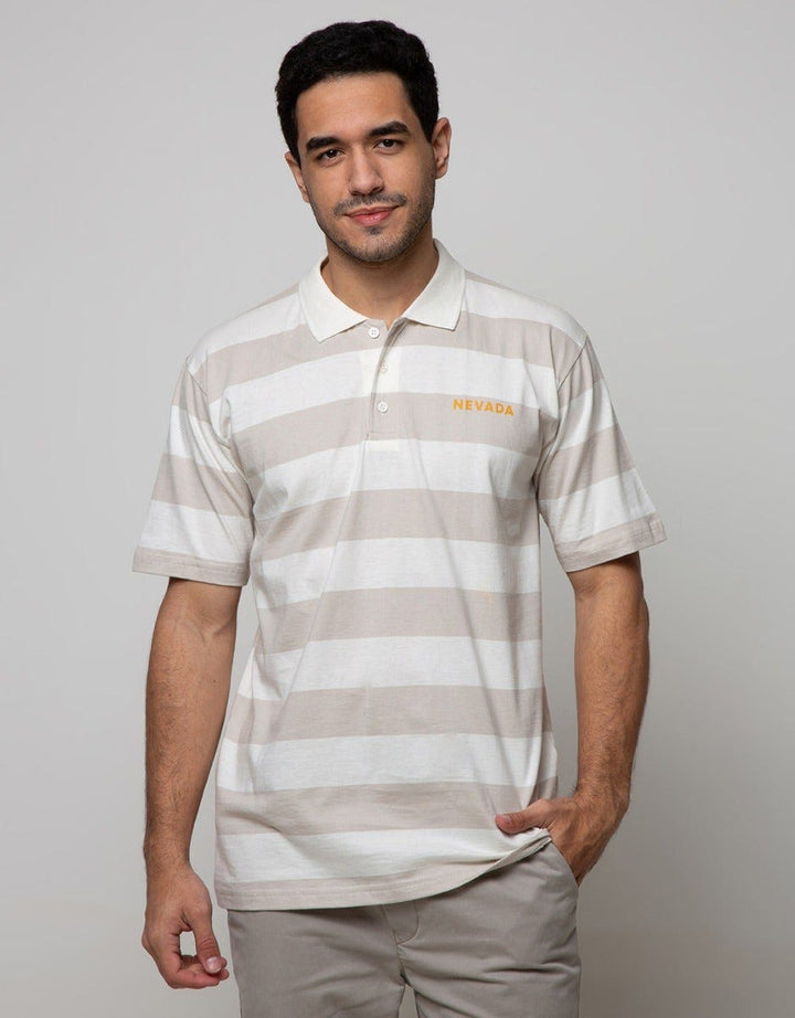 Nevada Short Sleeve Polo Shirt Stripe Yd 