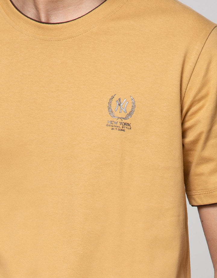 T Zone Short Sleeve T-Shirt Basic Round Neck Layer