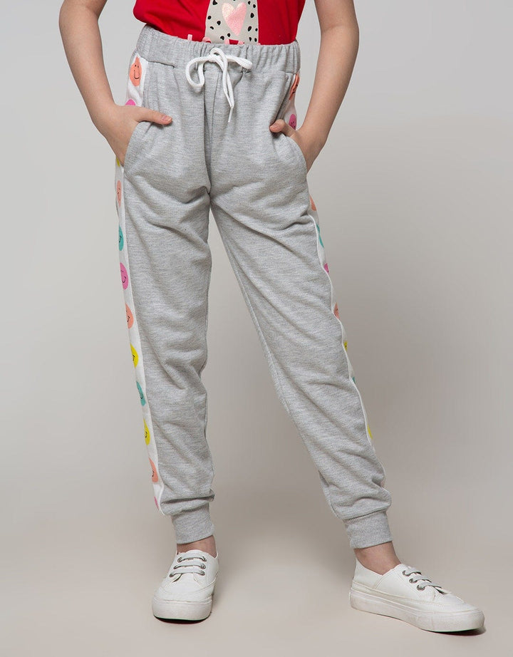 Nevada Jogger Knit With Emoji Print On Side