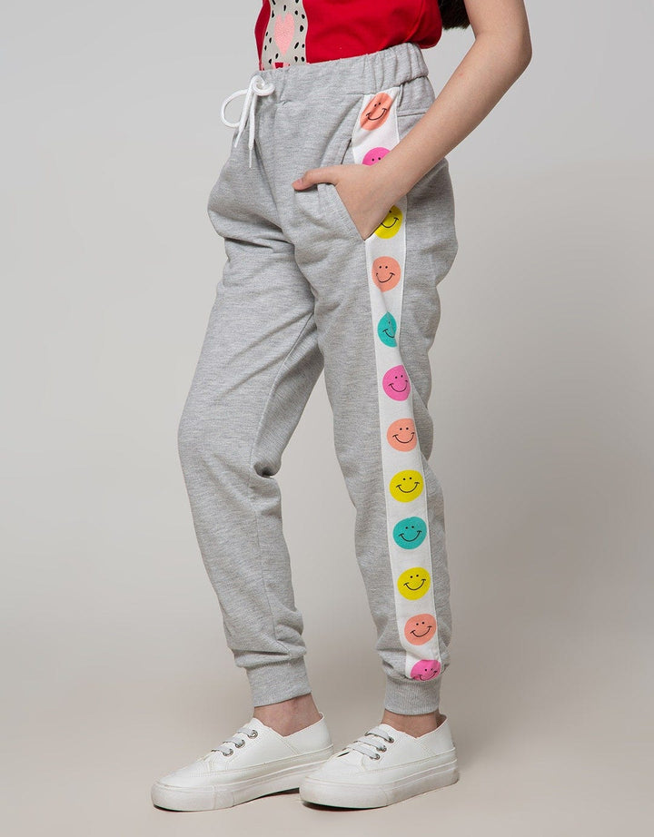 Nevada Jogger Knit With Emoji Print On Side