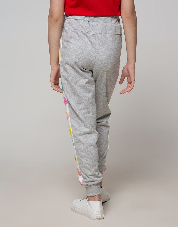 Nevada Jogger Knit With Emoji Print On Side