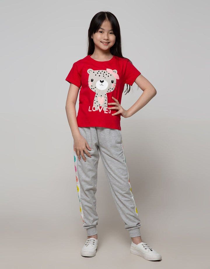 Nevada Jogger Knit With Emoji Print On Side