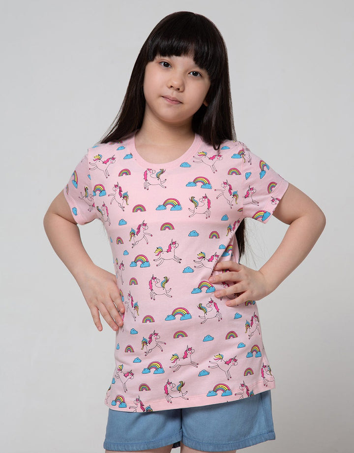 Aero Short Sleeve T-Shirt  Multipack Dream With Pink Rose