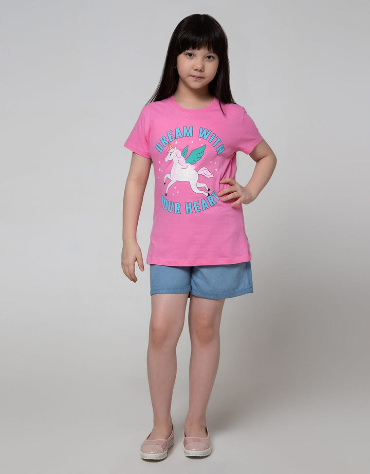 Aero Short Sleeve T-Shirt  Multipack Dream With Pink Rose