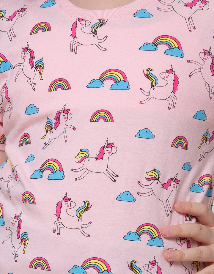 Aero Short Sleeve T-Shirt  Multipack Dream With Pink Rose