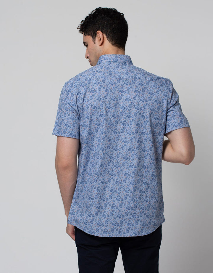 SS SHIRT PRINT SLIM