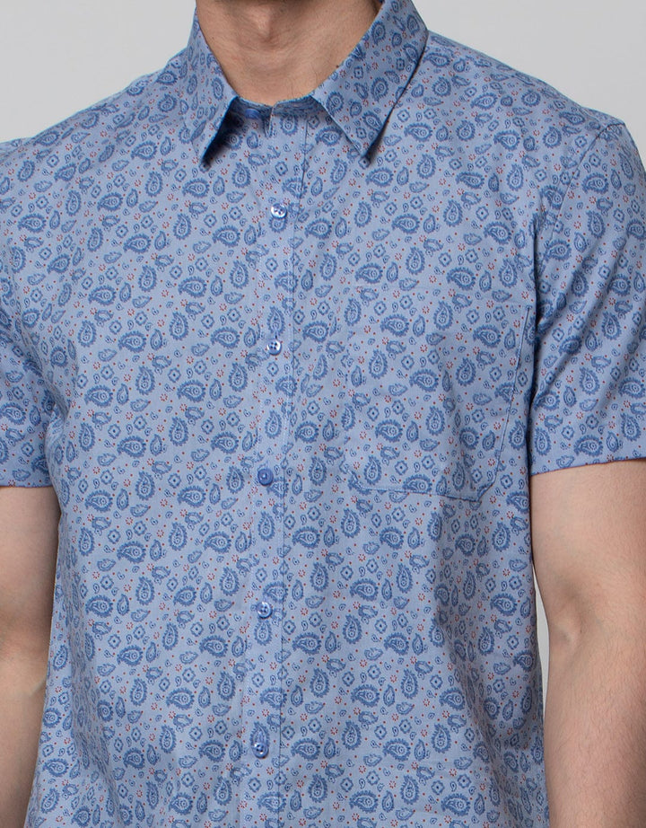 SS SHIRT PRINT SLIM