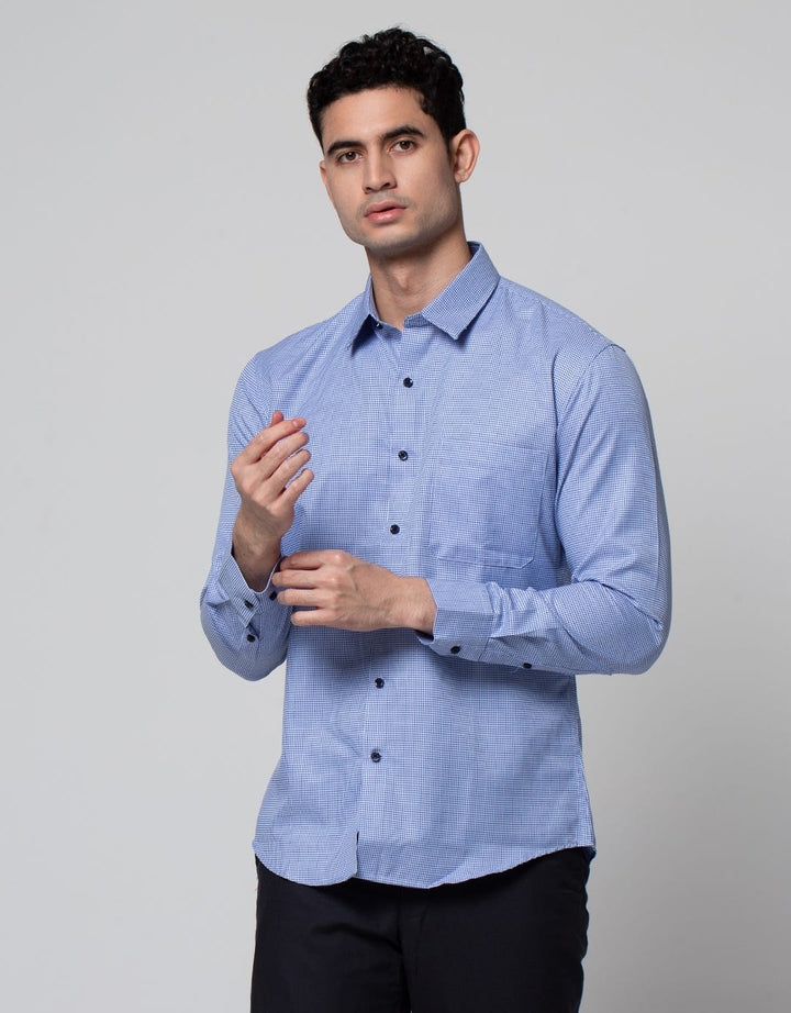 Stanley Adams Long Sleeve Shirt Check Slim