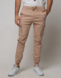 Nevada Jogger Woven Pants Solid Cargo