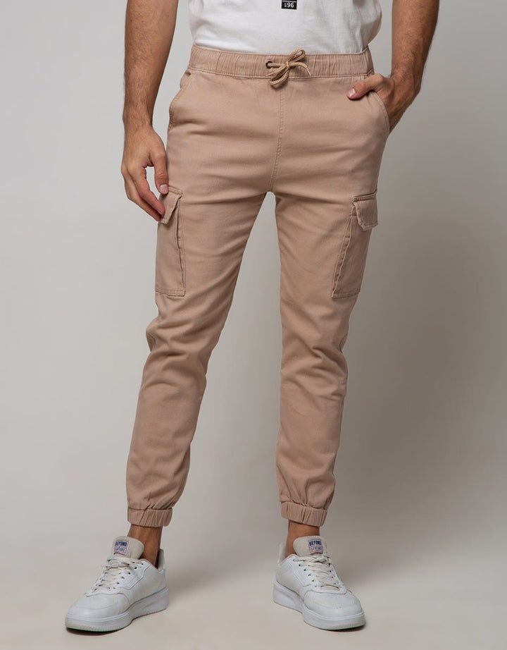 Nevada Jogger Woven Pants Solid Cargo