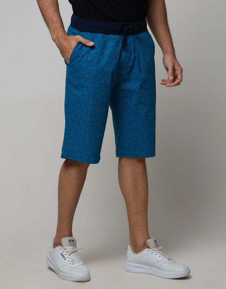 Nevada Short Pants Rib Print Abstract