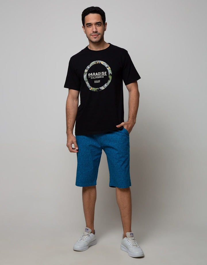 Nevada Short Pants Rib Print Abstract