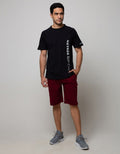 Nevada Short Pants Knit Slit Print