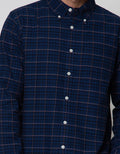 Cole Long Sleeve Shirt Med Check 1 Pocket