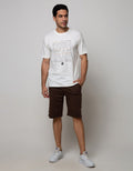 Nevada Short Pants Knit Slit Print