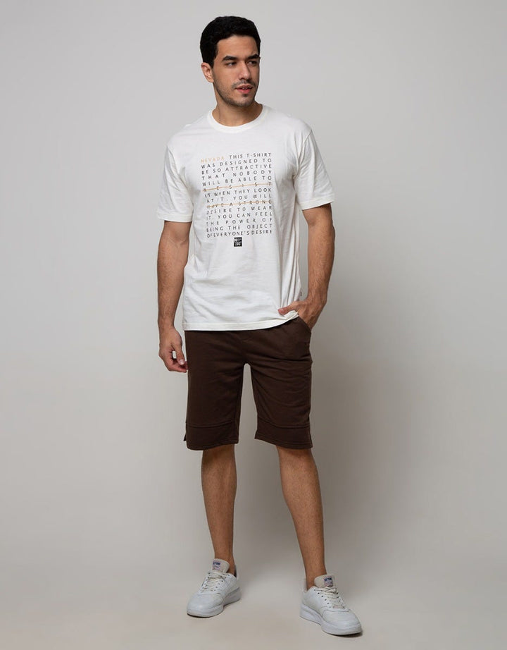 Nevada Short Pants Knit Slit Print