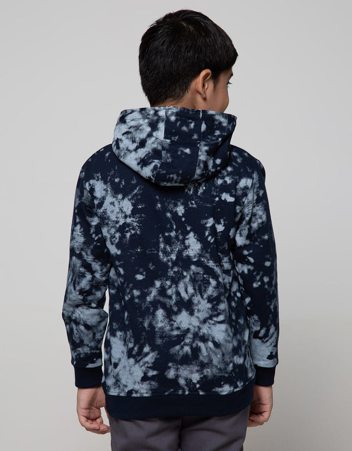 Aero Sweatshirt Knitting Hoody Regu Tiedye Play