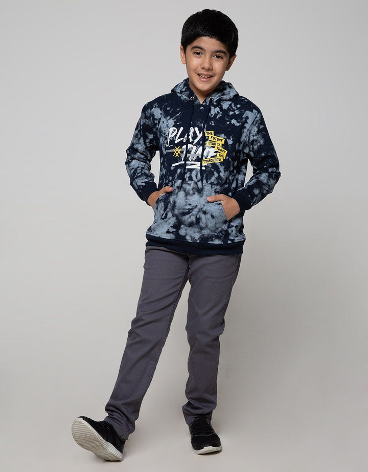 Aero Sweatshirt Knitting Hoody Regu Tiedye Play