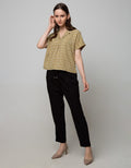 Connexion Shirt Resort Collar Print Abstract Tulang