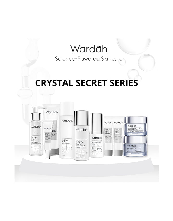 Wardah Crystal Secret Bright-Peptide™ 5% Niacinamide Hyperpigmentation Expert Night Moisturizer 30 g