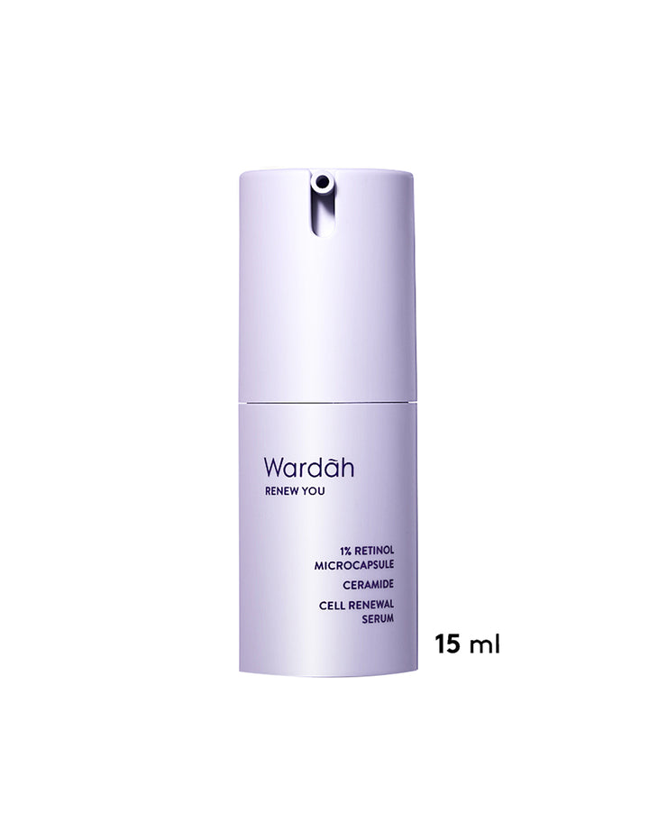 Wardah Renew You 1% Retinol Microcapsule Ceramide Cell Renewal Serum 15 ml