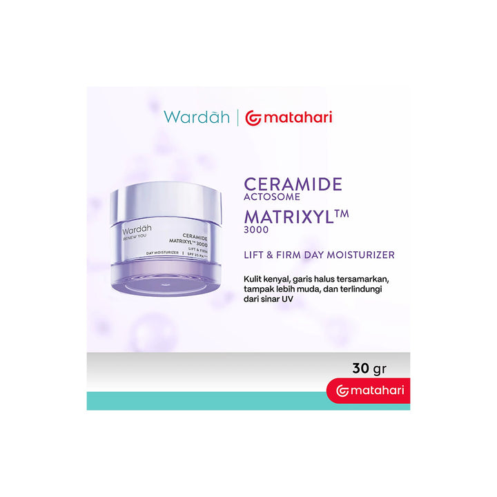 Wardah Renew You Ceramide Matrixyl  3000 Lift & Firm SPF 35 PA+++ Day Moisturizer