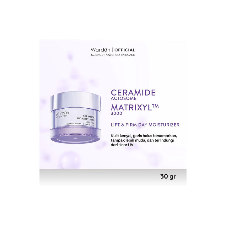 Wardah Renew You Ceramide Matrixyl  3000 Lift & Firm SPF 35 PA+++ Day Moisturizer