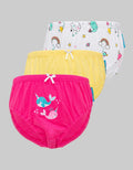 Kidz Too Brief Pack 3 Underwear Girl Whalecorn