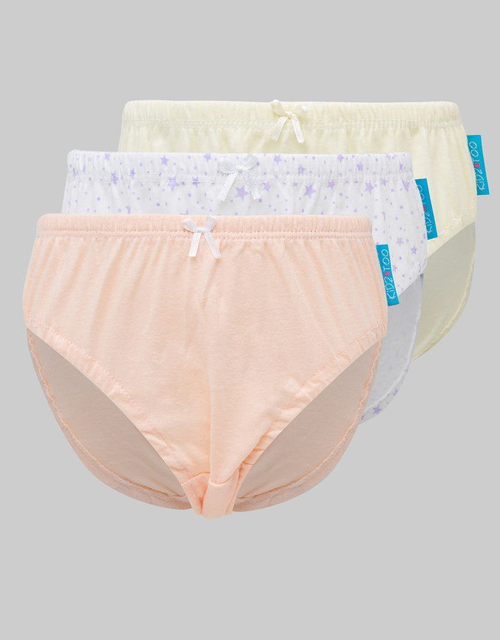 Kidz Too Brief Pack 3 Underwear Girls Bunny