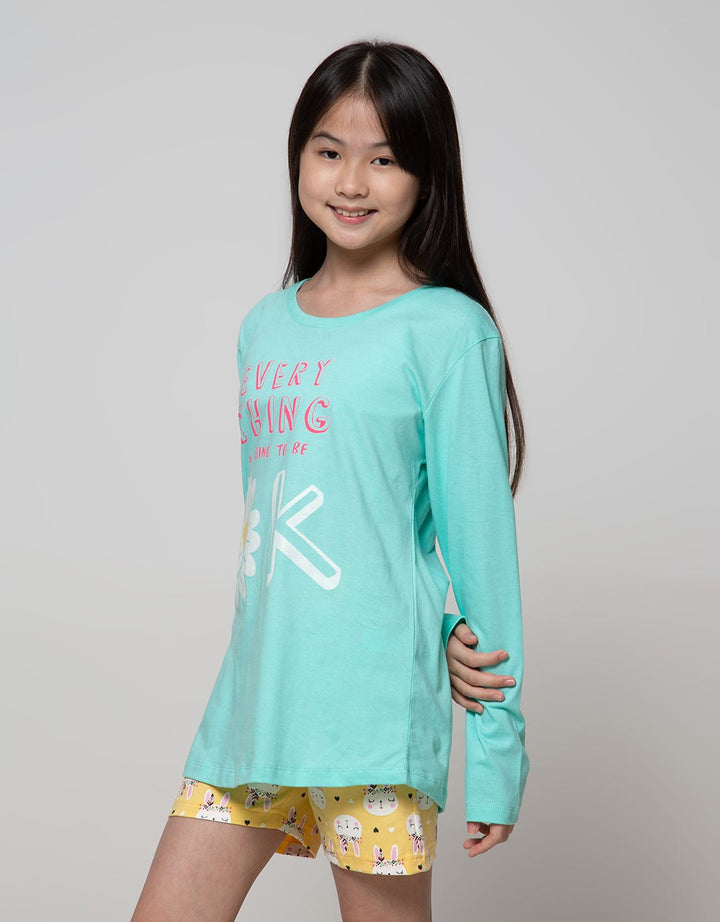 Nevada Long Sleeve T-Shirt With Daisy Print Everything Ok