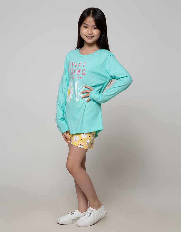 Nevada Long Sleeve T-Shirt With Daisy Print Everything Ok