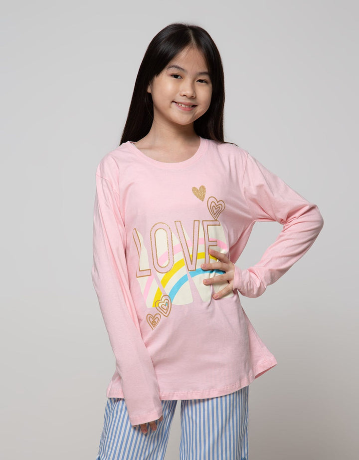 Nevada Long Sleeve T-Shirt With Tie Stripe