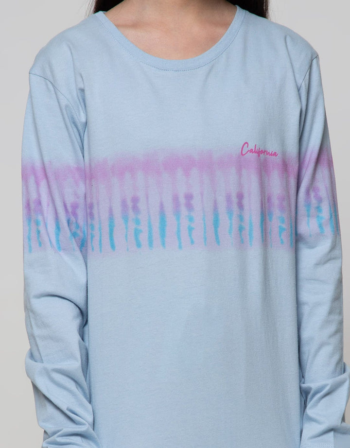 Nevada Long Sleeve T-Shirt With Tie Dye Love