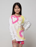 Nevada Long Sleeve T-Shirt With Love Glitter Rainbow Print