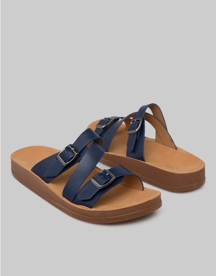 ST. YVES BUCKLE SANDAL SLIPPER  FQ28 WANITA