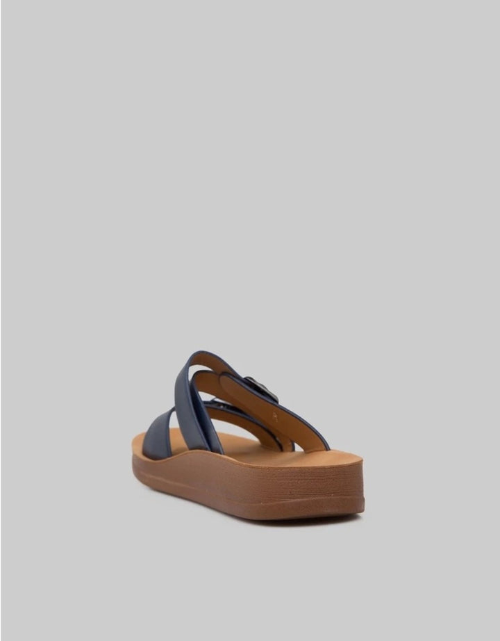 St. Yves Buckle Sandal Slipper  Fq28 Wanita