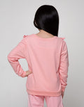 CHEST RUFFLE SWEATER