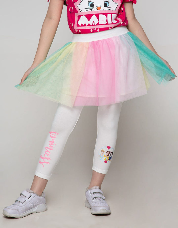 Disney Rainbow Princess Legging Tulle