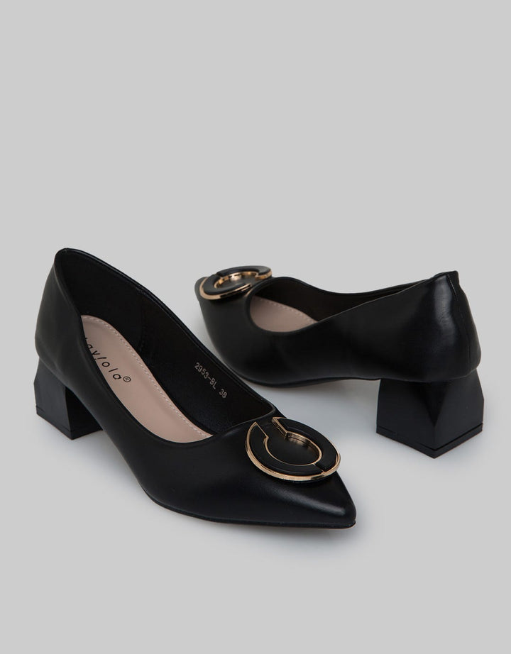Laviola Feed Buckle Sepatu Pantofel Wanita