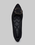 Laviola Pointed Buckle Flat Shoes for Women
