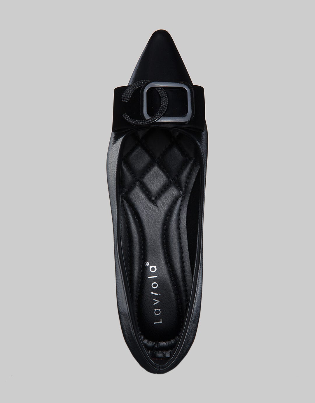 Laviola Ribbon Point Sepatu Heels Wanita