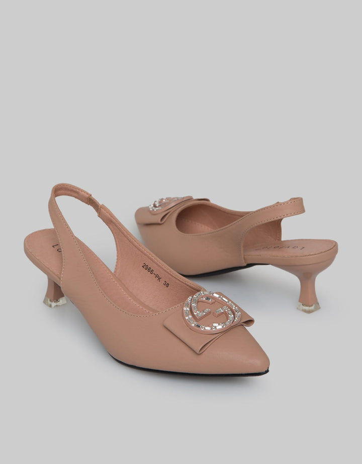 Laviola Mules Heels Amante Wanita