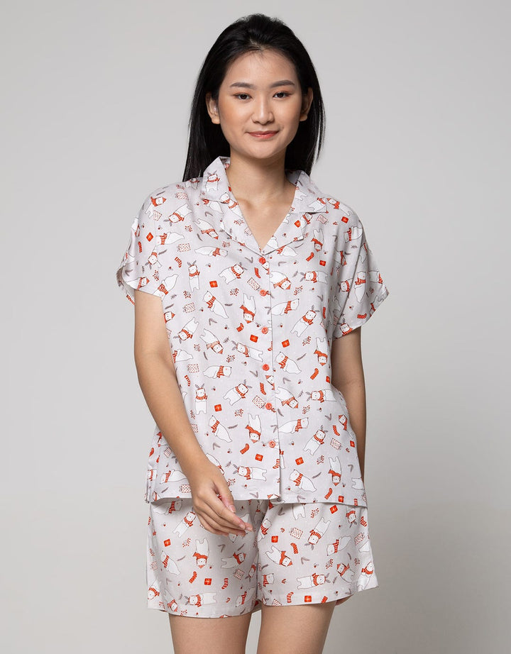 Nevada Short Sleeve Pyjama Shorts