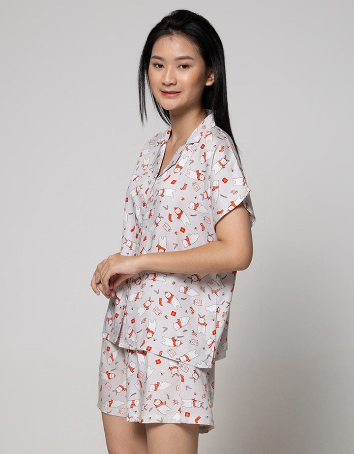 Nevada Short Sleeve Pyjama Shorts