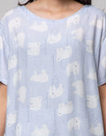 Nevada Short Sleeve Pajama Shorts Snowy Beer