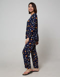 Nevada Long Sleeve Pyjama Pants Hedgehog Santa