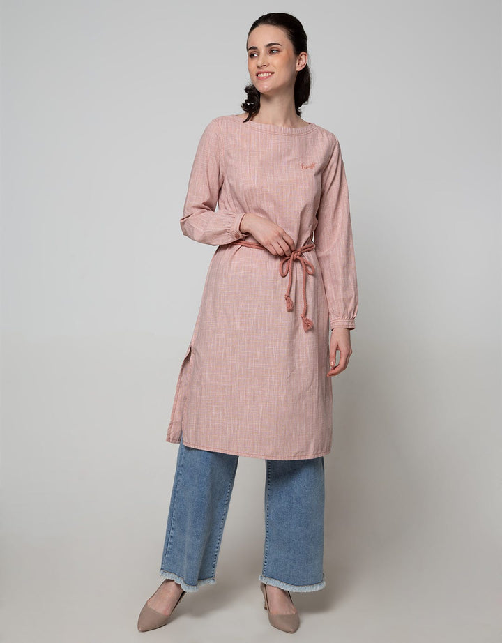 Expand Blouse Graphic Drop Sleeve