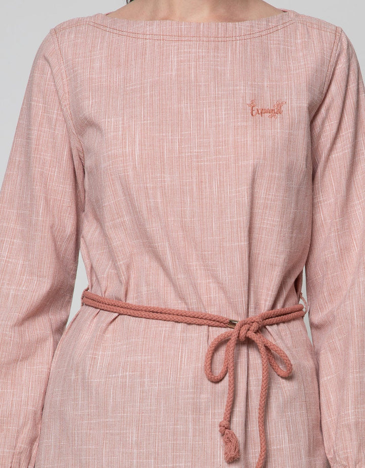 Expand Blouse Graphic Drop Sleeve